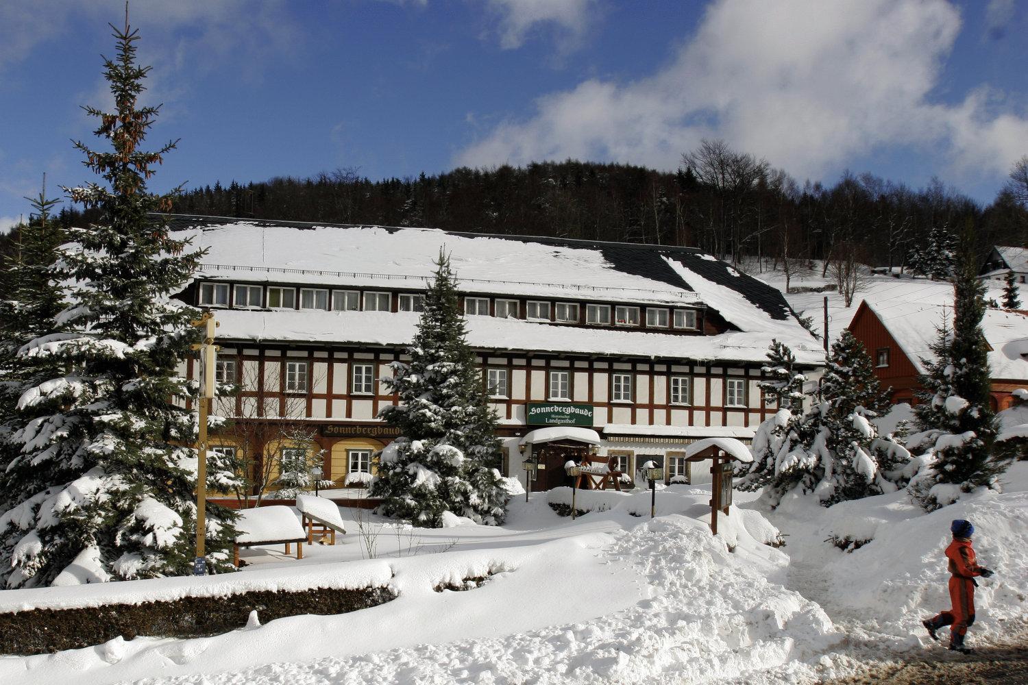 Wanderhotel Sonnebergbaude Waltersdorf  Exterior photo
